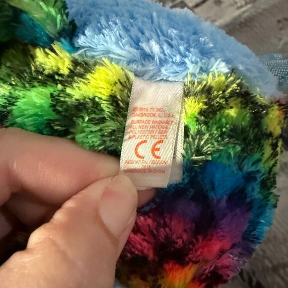 TY ARIA the OWL Beanie Boo Buddy Medium 10” Claire’s Exclusive/Retired - NEW - Picture 10 of 12